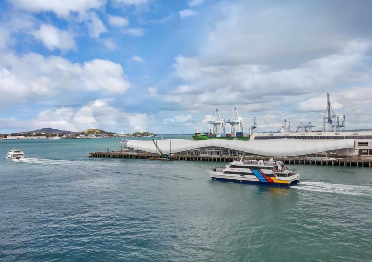 Waterfront Seaview Hotel Apartment - Same Building Block As Auckland Hilton Extérieur photo