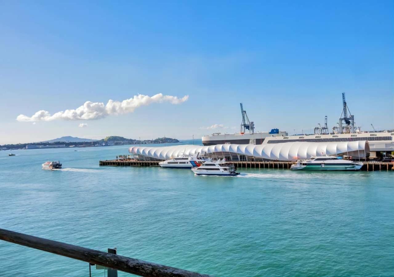 Waterfront Seaview Hotel Apartment - Same Building Block As Auckland Hilton Extérieur photo