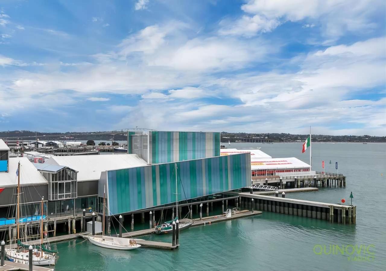 Waterfront Seaview Hotel Apartment - Same Building Block As Auckland Hilton Extérieur photo