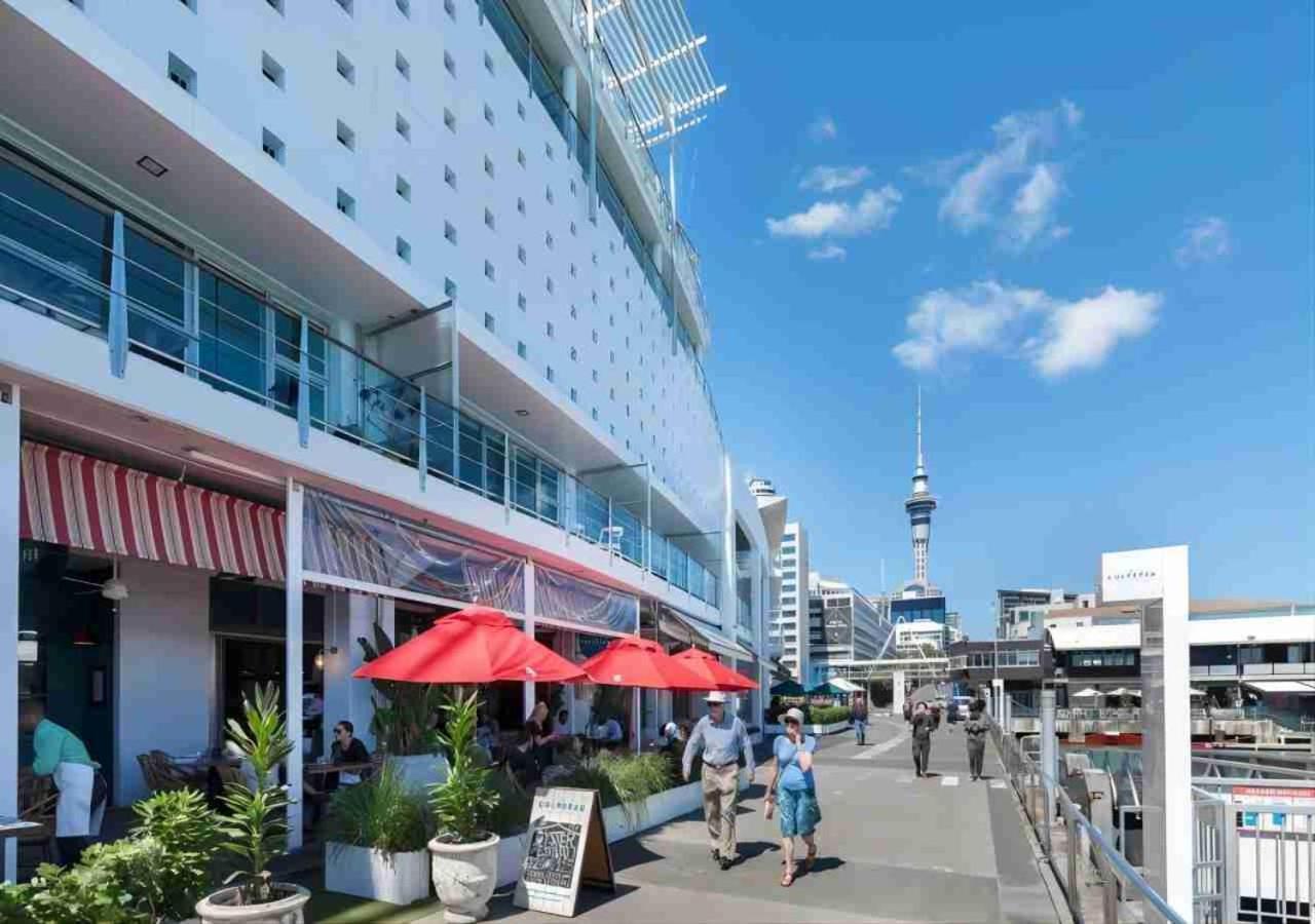 Waterfront Seaview Hotel Apartment - Same Building Block As Auckland Hilton Extérieur photo